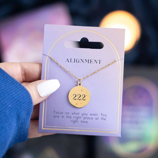 222 Angel Number "Alignment" Necklace